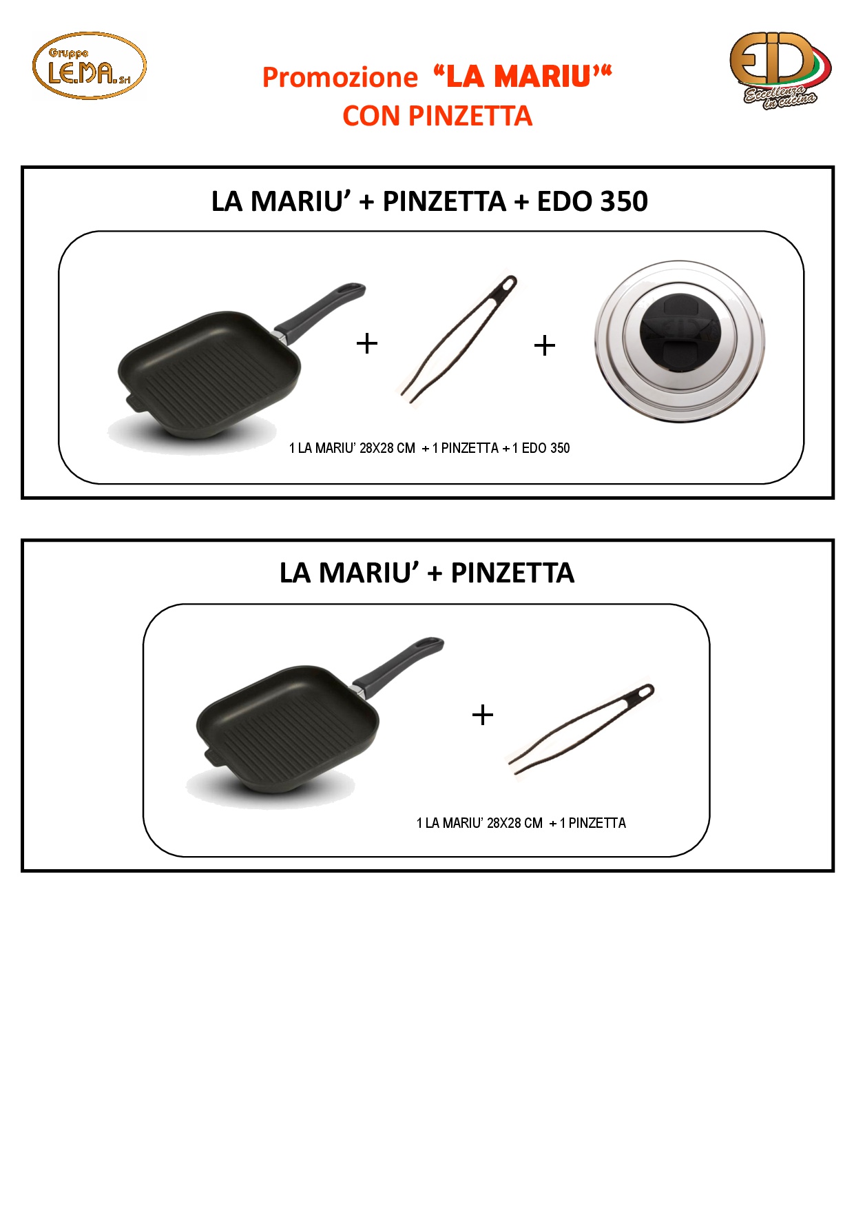 Promozioni La Mariu Pinzetta